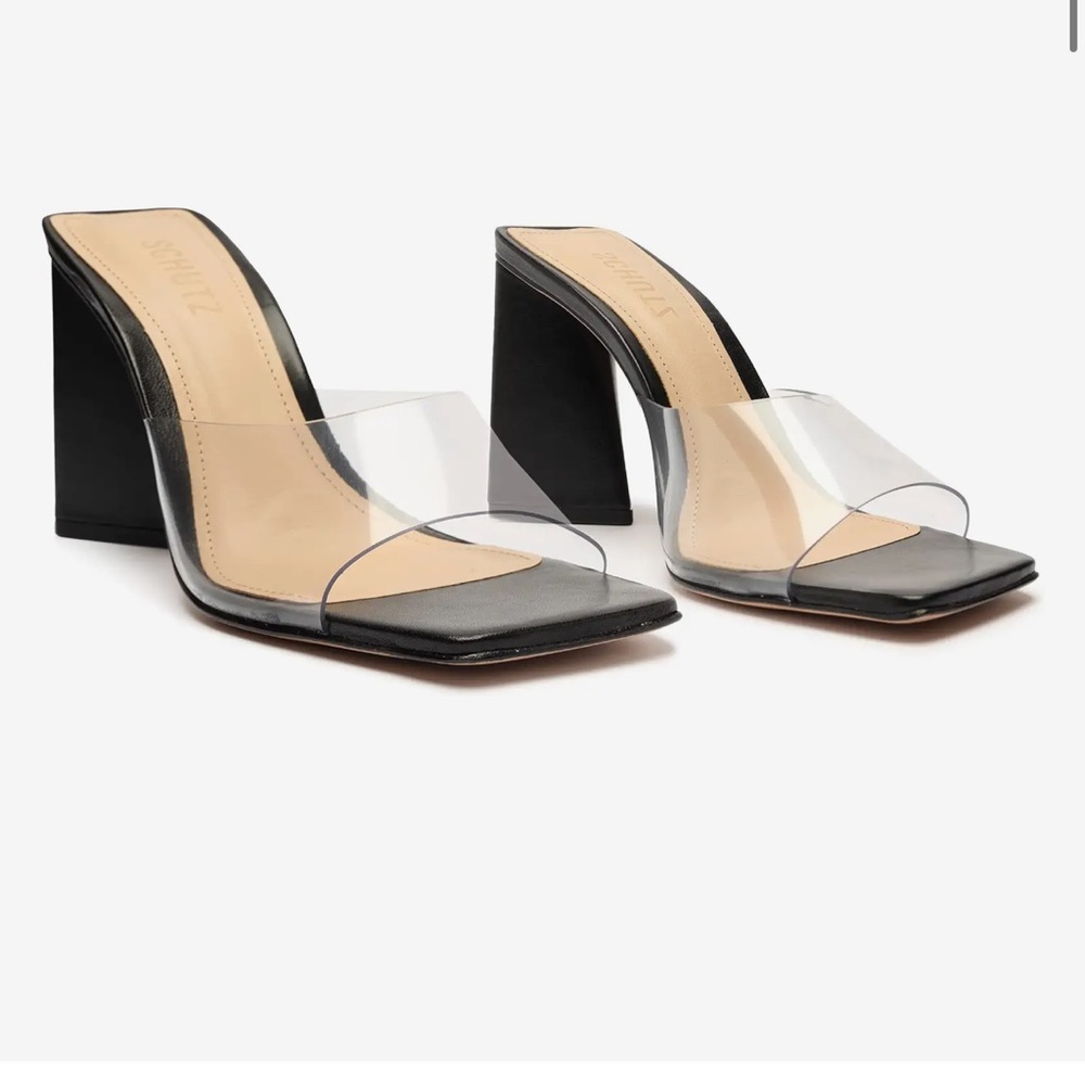 Schutz black sandal